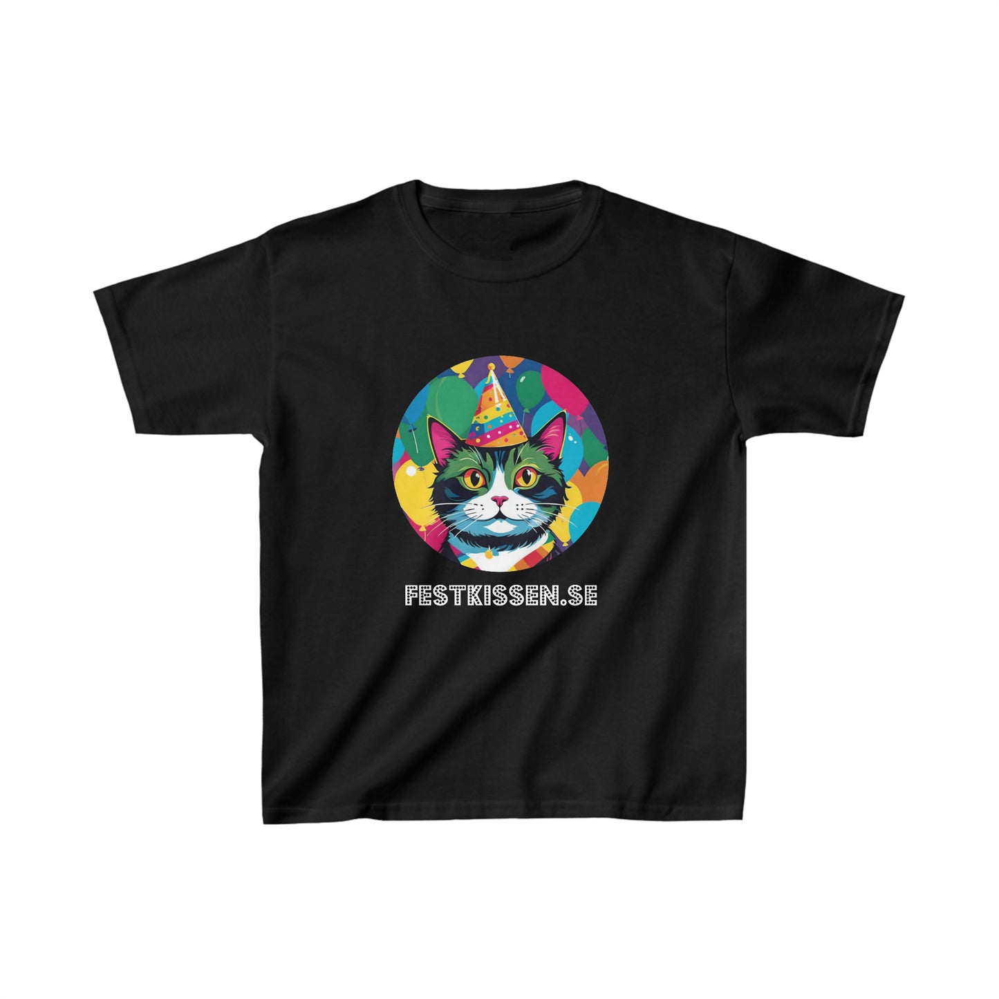 Festkissen T-shirt Barn Svart/Marinblå