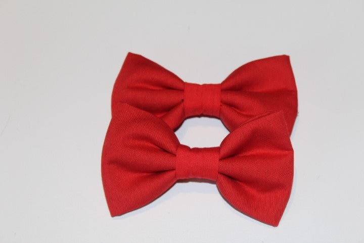 Crazy Cool Cat™ - Solid Red Cat Bowtie