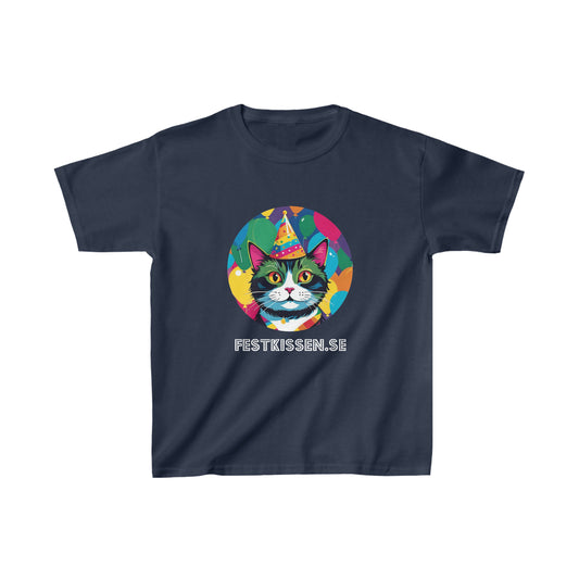 Festkissen T-shirt Barn Svart/Marinblå
