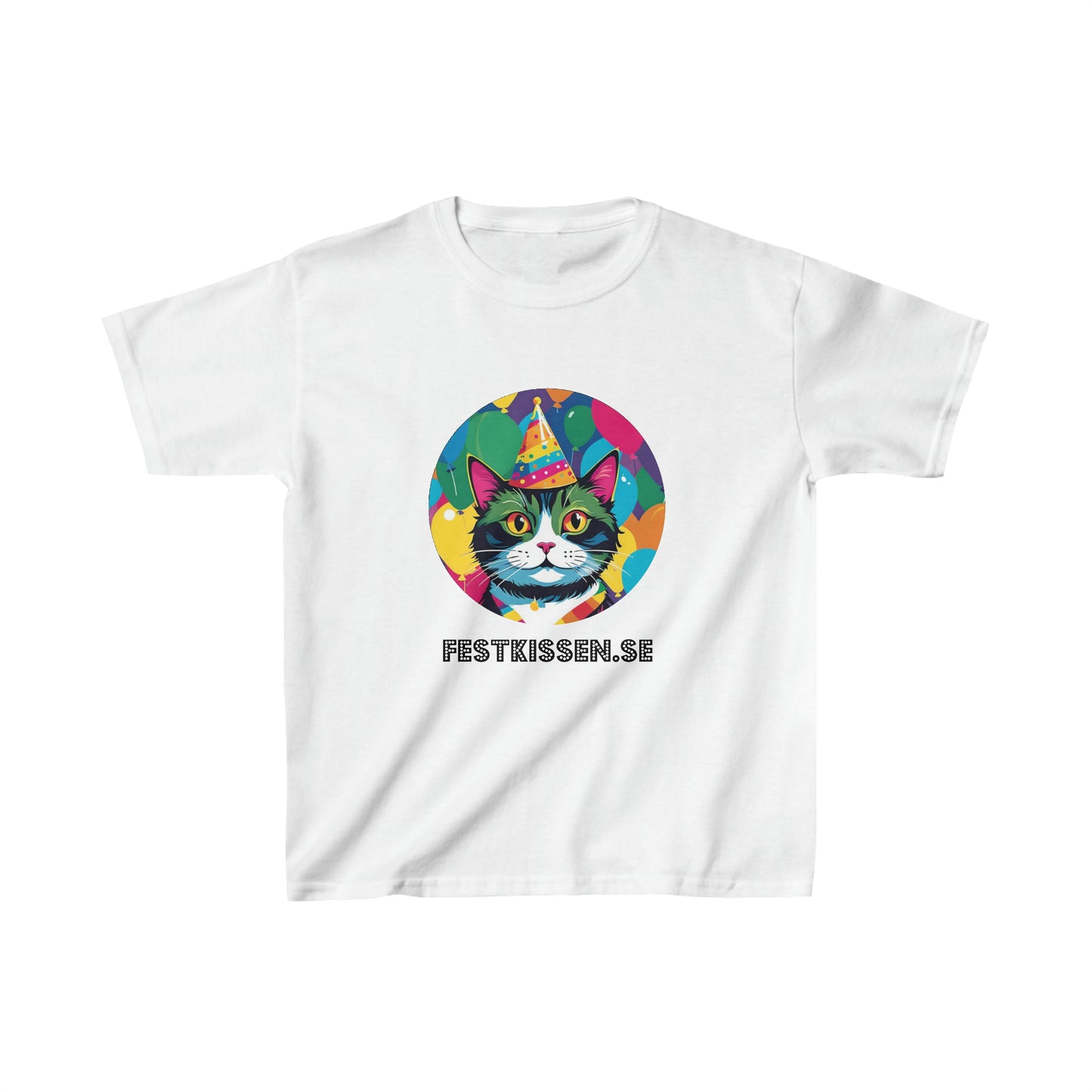 Festkissen T-shirt Barn Vit