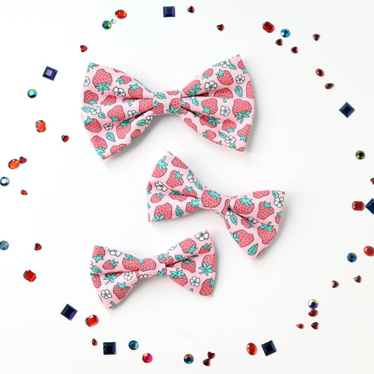 Crazy Cool Cat™ - Strawberry Cat Bowtie