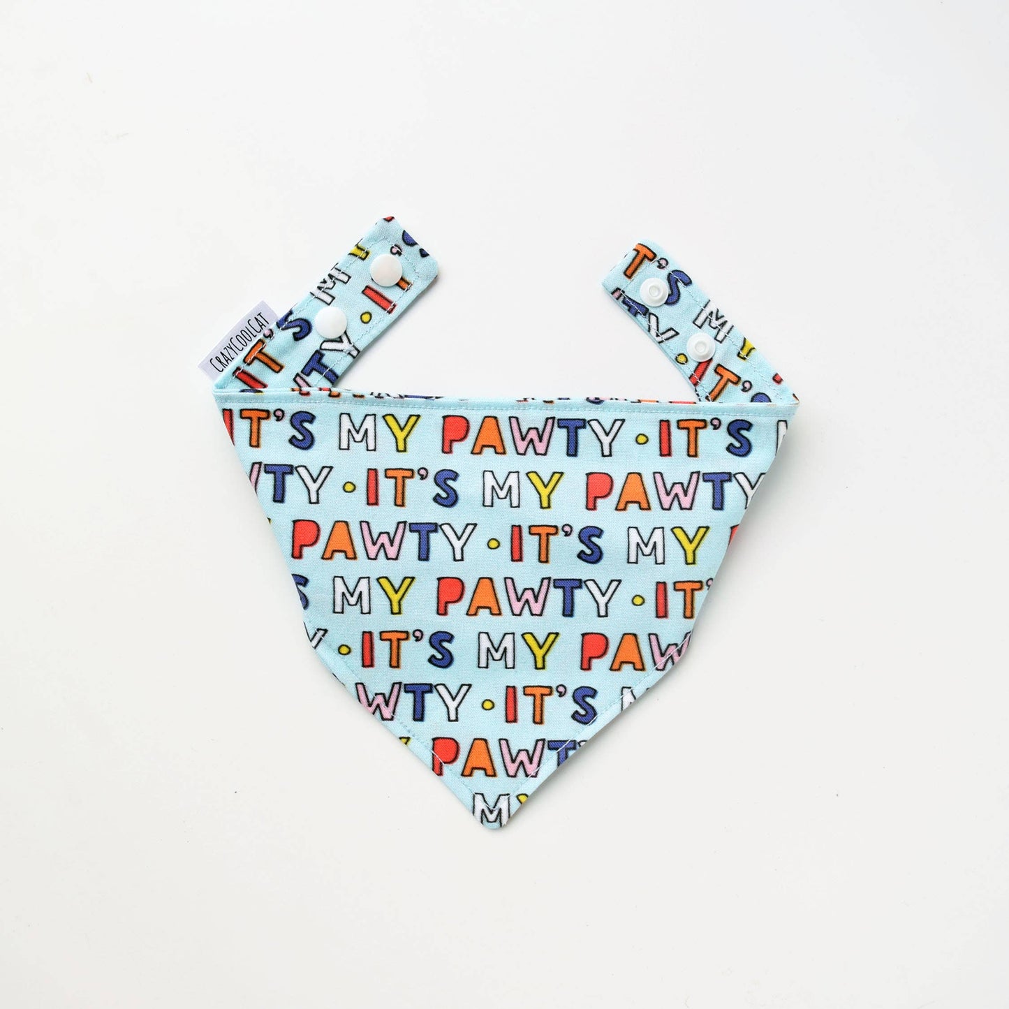 Crazy Cool Cat™ - It's My Pawty Bandana